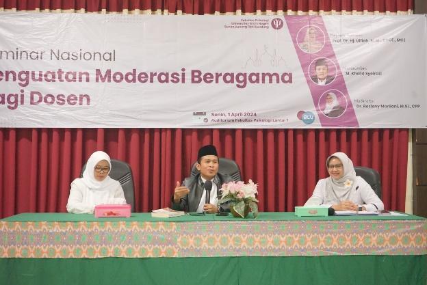 Penguatan Moderasi Beragama bagi Dosen Fakultas Psikologi UIN Sunan Gunung Djati Bandung